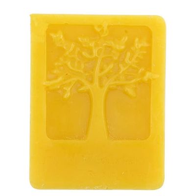 2pc Yellow Beeswax For Polishing Leather Working Thread Waxing Maintenance Protect Leather Craft Needlework Accessory - (Color: 2pcs)