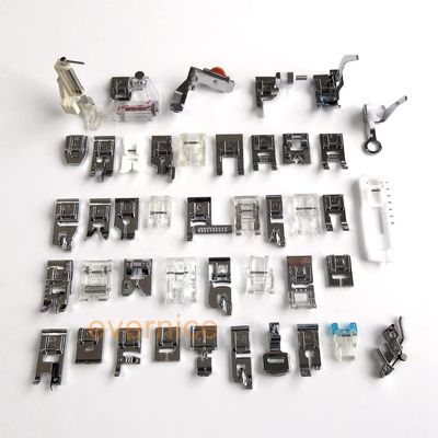 42 Pcs Foot Feet + Plastic Box for Pfaff 130 1371P 139 204 205 206 207 208 209