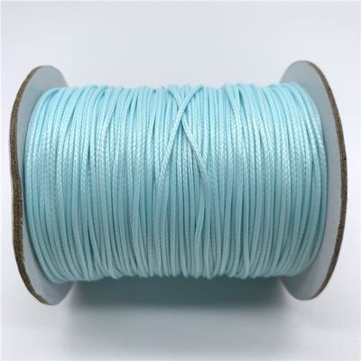 MOBSAN 10yards/Lot 0.8mm Waxed Cotton Cord Waxed Thread Cord String Strap Necklace Rope Beads for Jewelry Making for Bracelet Bracelet Rope (Color : Purple)