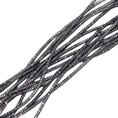 ECYC 10g 1.5mm French Bullion Wire, Square Copper Wire Metallic Coil Wire for DIY Crafts Embroidery Beading Jewelry Making,Grey