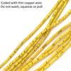 ECYC 10g 1.5mm French Bullion Wire, Square Copper Wire Metallic Coil Wire for DIY Crafts Embroidery Beading Jewelry Making,Grey view 4