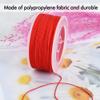 TONIFUL 0.8mm x 70 Yards Red Nylon Cord Satin String for Bracelet Jewelry Making Rattail Macrame Trim Cord Necklace Bulk Beading Thread Kumihimo Chinese Knot Craft view 3