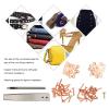 Copper Rivets Burrs Kit, Copper Rivets Fastener Install Setting Tool with Setters, Rust Proof Studs DIY Leather Craft Tool Kits for Clothing Bag Belt for Belts Wallets Collars Leather DIY(Style B) view 2