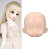 Biitfuu Blank Doll Head for 1/12 Ball Jointed Doll Sculpt Female Doll Head Parts Removable Silicone Doll Head (Normal White) view 3