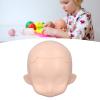 Biitfuu Blank Doll Head for 1/12 Ball Jointed Doll Sculpt Female Doll Head Parts Removable Silicone Doll Head (Normal White) view 4