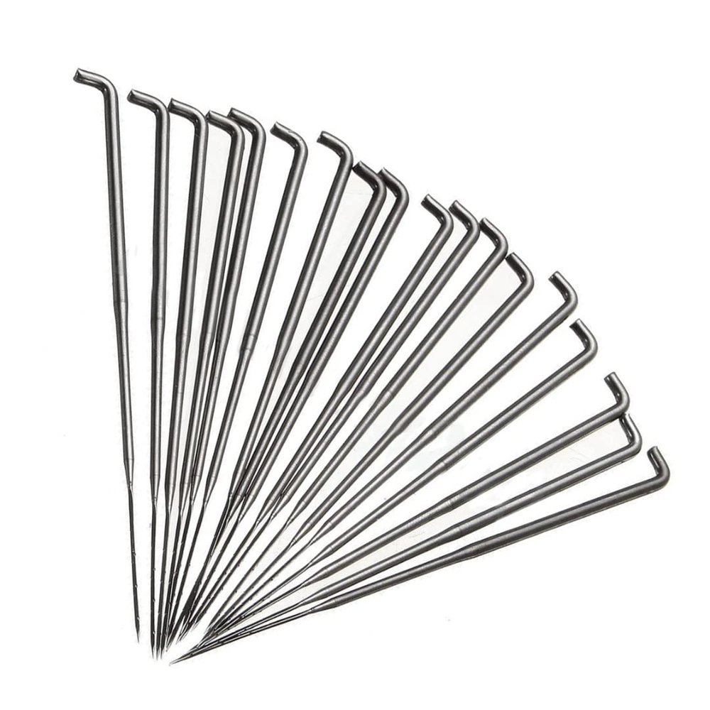 New 18pcs 78mm Stainless Steel Needle Felting Kits Handle Holder Sewing Craft Tool