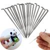 New 18pcs 78mm Stainless Steel Needle Felting Kits Handle Holder Sewing Craft Tool view 2