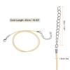 HARFINGTON 10pcs Waxed Necklace Cord Bulk, 16 Inches and 1.5mm Dia Necklace String Rope with Clasp for Pendants, Bracelets, Necklaces, Jewelry Making Beading Supplies, Beige White view 2