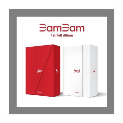 GOT7 BamBam Sour & Sweet 1st Album CD+Folding poster on pack+Lyricsbook+Photobook+Book holder+Photocard+Sticker+Tracking Sealed (SET(Sour+Sweet))