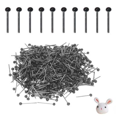 400PCS 2mm Glass Eyes for Crafts, Needle Felting Eyes Crochet Safety Eyes for Stuffed Animals, Needle Felting Bears, Making Crafts Needle Felting Supplies
