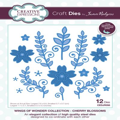 Creative Expressions Craft Dies By Jamie Rodgers-Cherry Blossoms