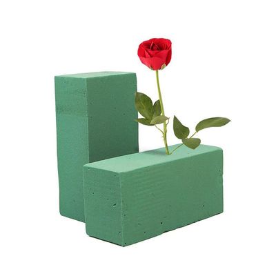 2 Packs Floral Foam Blocks for Fresh and Artificial Flowers Arrangements Green Styrofoam Block for Wedding Aisle Flowers Party Decoration DIY Craft