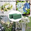 2 Packs Floral Foam Blocks for Fresh and Artificial Flowers Arrangements Green Styrofoam Block for Wedding Aisle Flowers Party Decoration DIY Craft view 2