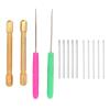 Doll Hair Rerooting & Rooting Tools Durable Metal Hair Making Kit for Dolls - Sturdy 10-Pack Doll Hair Wig Holder Rehairing Supplies view 1