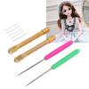 Doll Hair Rerooting & Rooting Tools Durable Metal Hair Making Kit for Dolls - Sturdy 10-Pack Doll Hair Wig Holder Rehairing Supplies view 3