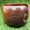 Solid Yarn Bowl for DIY Knitting Crocheting Accessories Beautiful Design Handmade Wooden Bowl with Crochet Holes Yarn Storage Bowl Ideal Gift Item for Elders by A.F. Luxury Handicraft view 2