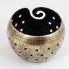 Yarn Bowl for DIY Knitting Crocheting Accessories Beautiful Handmade Golden Star Metal Designer Bowl Crochet Ideal Gift Item for Elders by A.F. Luxury Handicraft view 3