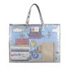Transparent Art Portfolio Carry Bag Multipurpose Zippered Artist Portfolios Case Tote Drawing Board Poster Storage Bag with Pocket for Transport Storage Painting Sketching Drawing Art Supplies view 1