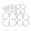DzIxY Four Leaf Clover Metal Cutting Dies for Card Making Kit Embossing Paper Die Cuts Scrapbook Machine Stencils Storage Pockets Supplies view 1