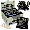 ZMLM 165 Pcs Rainbow Scratch Paper Art Notes - Crafts for Kids Ages 4-8, Classroom Prizes, 1st 2nd 3rd Grade School Activity Bulk, Student Summer Gifts from Teacher(Silver) view 1