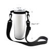 QOMOLANGMA 10pcs Sublimation Blanks Water Bottle Carrier Holder Tumbler Bag Carrier Neoprene Tumbler Sleeve Sublimation Tumbler Cup Carrier Pouch with Shoulder Strap for Heat Press Trasnfer Printing view 2