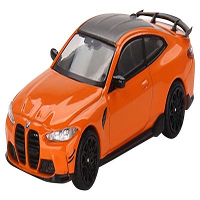 TrueScale Miniatures MINI GT 1/64 BMW M4 M Performance (G82) Fire Orange (Right Handle) Finished Product