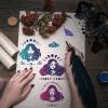 GLOBLELAND Magical Lady Clear Stamp for Card Making Decorative Astrology Magic Dreamy Occult Transparent Silicone Stamps for DIY Scrapbooking Supplies Embossing Paper Card Album Decoration Craft view 2