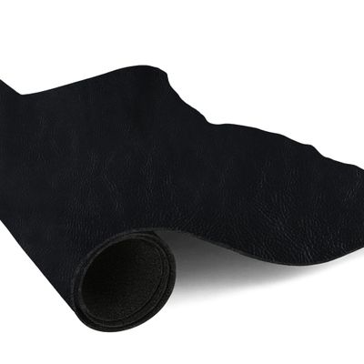 European Leather Work 5-6 oz. (2-2.4mm) Vegetable Tanned Leather Pre-Cut Size: 12x48 - Black - Natural Shrunken Grain Cowhide Craftsmen Grade Quality for Tooling, Carving, Engraving, Molding