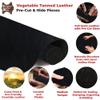 European Leather Work 5-6 oz. (2-2.4mm) Vegetable Tanned Leather Pre-Cut Size: 12x48 - Black - Natural Shrunken Grain Cowhide Craftsmen Grade Quality for Tooling, Carving, Engraving, Molding view 3