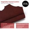 European Leather Work 5-6 oz. (2-2.4mm) Vegetable Tanned Leather Pre-Cut Size: 24x24 - Cognac - Natural Shrunken Grain Cowhide Craftsmen Grade Quality for Tooling, Carving, Engraving, Molding view 2