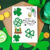 6 Pcs Clovers Metal Cutting Dies Saint Patrick's Day Stencils,DIY Scrapbooking Artist Clovers Die Cuts for Wedding Birthday Valentine's Day Cards Making Album Envelope Decoration view 2