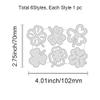 6 Pcs Clovers Metal Cutting Dies Saint Patrick's Day Stencils,DIY Scrapbooking Artist Clovers Die Cuts for Wedding Birthday Valentine's Day Cards Making Album Envelope Decoration view 3