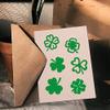 6 Pcs Clovers Metal Cutting Dies Saint Patrick's Day Stencils,DIY Scrapbooking Artist Clovers Die Cuts for Wedding Birthday Valentine's Day Cards Making Album Envelope Decoration view 4