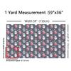 jejeloiu Sheep Upholstery Fabric By The Yard, Cute Sheep Pattern Reupholstery Fabric for Chairs,Farm Animals Decorative Soft Flannel, 10 Yards White Pink Blue view 2
