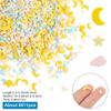CRASPIRE 6611pcs Fake Sprinkles Polymer Sprinkles Faux Sprinkles Resin Sprinkles Clay Sprinkles Star & Moon & Cloud Fake Candy Sprinkles for Nail Art DIY Crafts Cake Phone Case view 2