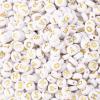 1000pcs 4x7mm Acrylic Alphabet Letter Beads A-Z Round Acrylic Letter Beads for Jewelry Making Alphabet Beads (White) view 1