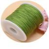 MOBSAN 120 Meters 0.8MM Roll Nylon Thread Knot Macrame Cord Bracelet Braided String DIY Tassel Beading Thread Bracelet Rope (Color : Moss Green 214) view 1