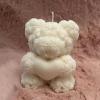 TOPYS 3D Rose Bear Candle Molds, Valentine's Day Silicone Molds, DIY Paint Your Own Heart or Bow-Tie Rose Bear Candle, Home Gifts Making Wax Clay Mother's Day Gift Birthday Present view 3