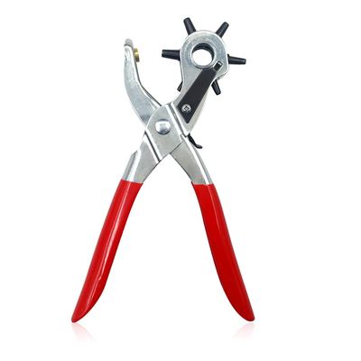 1PCS Eyelet Hole Puncher Leather Belt Hole Punch Plier Revolve Sewing Machine Bag Setter Tool Watchband Household leathercraft