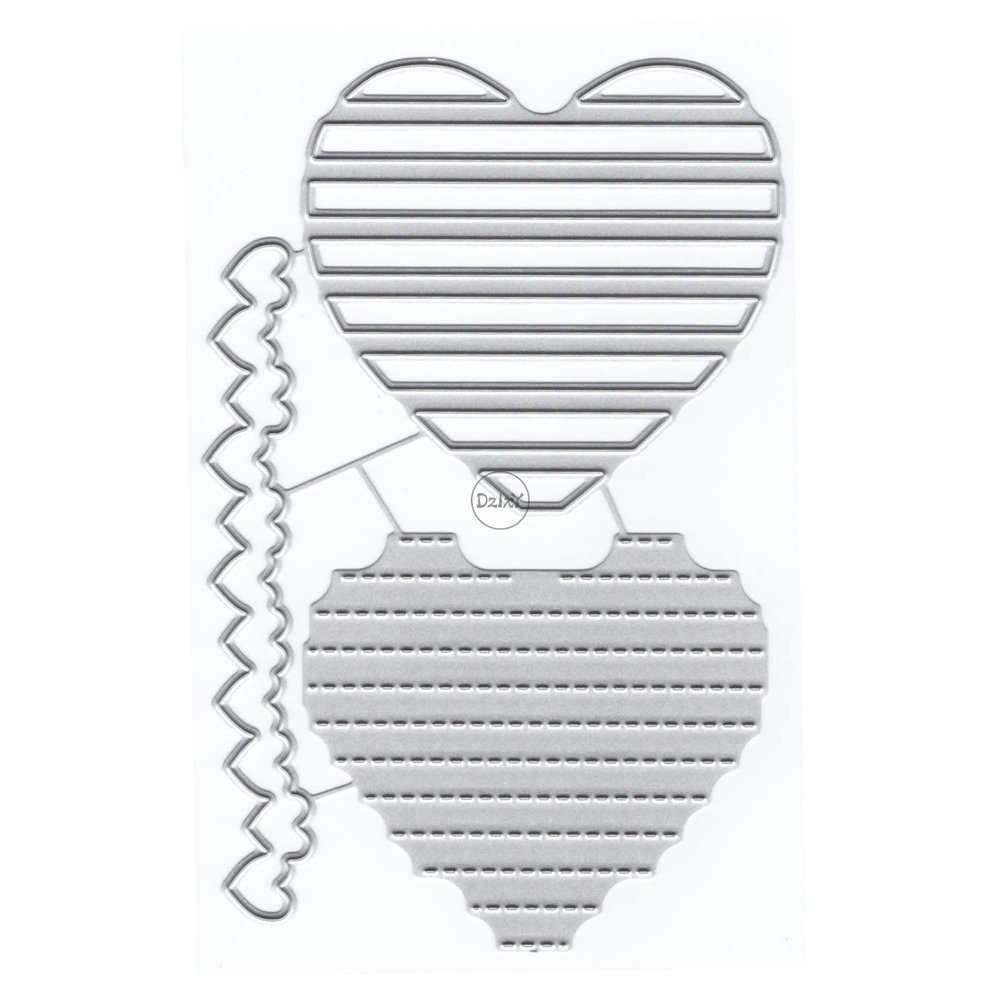 DzIxY Love Combination Card Metal Cutting Dies for Card Making Kit Embossing Paper Die Cuts Scrapbook Machine Stencils Storage Pockets Supplies