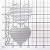 DzIxY Love Combination Card Metal Cutting Dies for Card Making Kit Embossing Paper Die Cuts Scrapbook Machine Stencils Storage Pockets Supplies view 2
