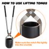 Nelyrho 6KG Propane Melting Furnace Kit with Two Crucible Tongs, Full Stainless Steel Foundry Klin Oxygen Torch Smelting Gold Silver Copper Aluminum Metal Recycle 2700 view 3