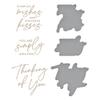 Spellbinders Glimmer Hot Foil Plate & Die - Seahorse Kisses Sentiments view 2