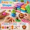 CiaraQ Air Dry Clay Kit 36 Colors Modeling Clay with Sculpting Tools for Crafting & DIY Projects, Creative Gift for Easter, Halloween, and Christmas view 4