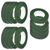 CDOFFICE 12 Rolls Dark Green Floral Tapes Florist Tapes Flower Tape for Bouquet Stem Wrapping Flower Arrangement (1/2" Wide, 30 Yard/Roll) view 1
