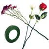 CDOFFICE 12 Rolls Dark Green Floral Tapes Florist Tapes Flower Tape for Bouquet Stem Wrapping Flower Arrangement (1/2" Wide, 30 Yard/Roll) view 2