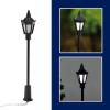 Create idea 20PCS Miniature Street Light Model OO HO Scale Railway Train Lamp Post 1:100 Scale 3V Pathway Lantern Post for Model Building Accessories 7cm Height view 3