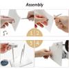 The Beadsmith Tool and Spool Rack Basic Elements Assembled Stand is 7.75 x 5.3 x 6 Organize Your Favorite Supplies for Quick and Easy Access Great for Pliers, Thread, Cord and Wire view 4