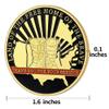 Challenge Coin, Thank You for Your Service, Veteran Challenge Coins, Military Commemorative Coin with Display Box, Veteran Gifts view 4