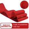 HUIHUANG 4 inch Wide Red Satin Ribbon Double-Faced Thick Polyesater Ribbon 10 Yard/Spool, for Grand Opening, Chair Sash, Ceremony Bows Making, Flower Bouquet, Sewing, Crafts, Christmas Decor view 2